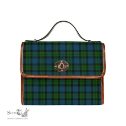 Scottish Canvas Bag MacKay Modern Clan Tartan Waterproof Canvas Bag - Classic Scottish Plaid Tartan Plaid