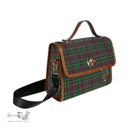 Scottish Canvas Bag Crosbie Clan Clan Tartan Waterproof Canvas Bag - Crest Classic Scottish Plaid Tartan Plaid