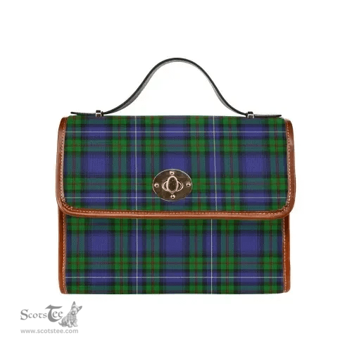 Scottish Canvas Bag Robertson Hunting Modern Clan Tartan Waterproof Canvas Bag - Classic Scottish Plaid Tartan Plaid