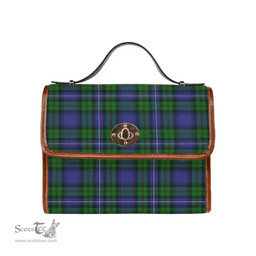 Scottish Canvas Bag Robertson Hunting Modern Clan Tartan Waterproof Canvas Bag - Classic Scottish Plaid Tartan Plaid