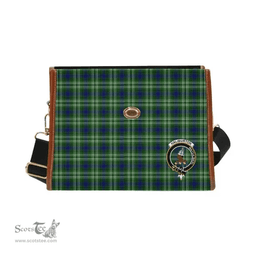 Scottish Canvas Bag Haliburton Clan Clan Tartan Waterproof Canvas Bag - Crest Classic Scottish Plaid Tartan Plaid
