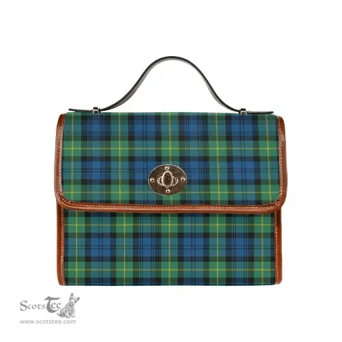 Scottish Canvas Bag Gordon Ancient Clan Tartan Waterproof Canvas Bag - Classic Scottish Plaid Tartan Plaid