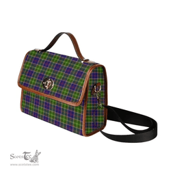 Scottish Canvas Bag Ayrshire District Clan Tartan Waterproof Canvas Bag - Classic Scottish Plaid Tartan Plaid