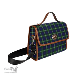 Scottish Canvas Bag Lamont Modern Clan Tartan Waterproof Canvas Bag - Classic Scottish Plaid Tartan Plaid