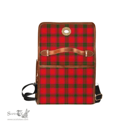 Scottish Canvas Bag MacNab Modern Clan Tartan Waterproof Canvas Bag - Classic Scottish Plaid Tartan Plaid