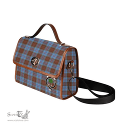 Scottish Canvas Bag Anderson Clan Clan Tartan Waterproof Canvas Bag - Crest Classic Scottish Plaid Tartan Plaid