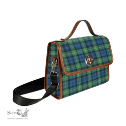 Scottish Canvas Bag Gordon Ancient Clan Tartan Waterproof Canvas Bag - Classic Scottish Plaid Tartan Plaid