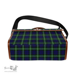 Scottish Canvas Bag Lamont Modern Clan Tartan Waterproof Canvas Bag - Classic Scottish Plaid Tartan Plaid
