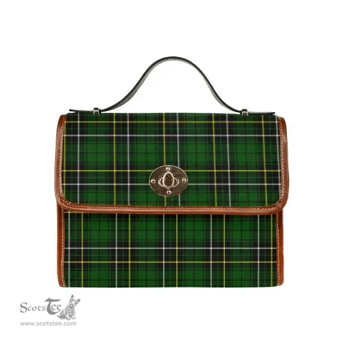 Scottish Canvas Bag MacAlpine Modern Clan Tartan Waterproof Canvas Bag - Classic Scottish Plaid Tartan Plaid