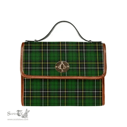 Scottish Canvas Bag MacAlpine Modern Clan Tartan Waterproof Canvas Bag - Classic Scottish Plaid Tartan Plaid