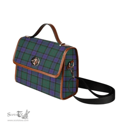 Scottish Canvas Bag Sinclair Hunting Modern Clan Tartan Waterproof Canvas Bag - Classic Scottish Plaid Tartan Plaid