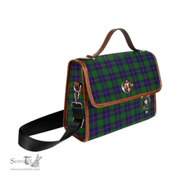 Scottish Canvas Bag Shaw (or Schaw) of Sauchie Clan Clan Tartan Waterproof Canvas Bag - Crest Classic Scottish Plaid Tartan Plaid