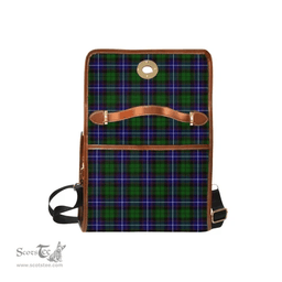 Scottish Canvas Bag Russell Modern Clan Tartan Waterproof Canvas Bag - Classic Scottish Plaid Tartan Plaid