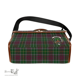 Scottish Canvas Bag Crosbie Clan Clan Tartan Waterproof Canvas Bag - Crest Classic Scottish Plaid Tartan Plaid