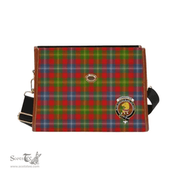 Scottish Canvas Bag Forrester Clan Clan Tartan Waterproof Canvas Bag - Crest Classic Scottish Plaid Tartan Plaid