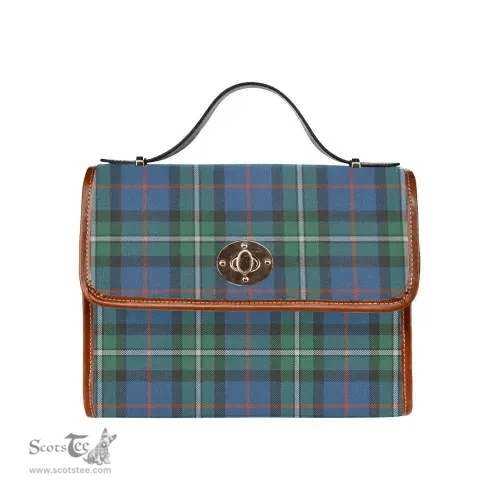 Scottish Canvas Bag MacPhail Hunting Ancient Clan Tartan Waterproof Canvas Bag - Classic Scottish Plaid Tartan Plaid