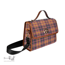 Scottish Canvas Bag Jacobite Clan Tartan Waterproof Canvas Bag - Classic Scottish Plaid Tartan Plaid