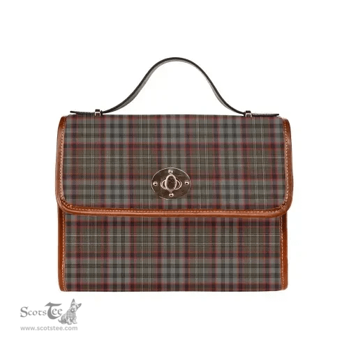 Scottish Canvas Bag Nicolson Hunting Weathered Clan Tartan Waterproof Canvas Bag - Classic Scottish Plaid Tartan Plaid