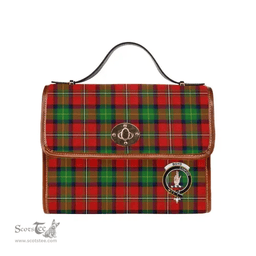 Scottish Canvas Bag Boyd Clan Clan Tartan Waterproof Canvas Bag - Crest Classic Scottish Plaid Tartan Plaid