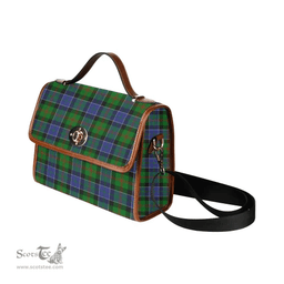 Scottish Canvas Bag Paterson Clan Tartan Waterproof Canvas Bag - Classic Scottish Plaid Tartan Plaid