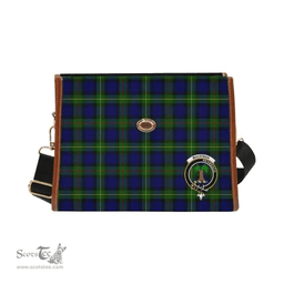 Scottish Canvas Bag MacEwen Clan Clan Tartan Waterproof Canvas Bag - Crest Classic Scottish Plaid Tartan Plaid