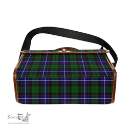 Scottish Canvas Bag Russell Modern Clan Tartan Waterproof Canvas Bag - Classic Scottish Plaid Tartan Plaid