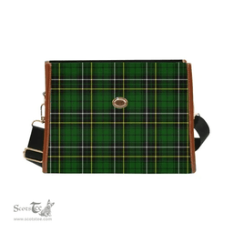Scottish Canvas Bag MacAlpine Modern Clan Tartan Waterproof Canvas Bag - Classic Scottish Plaid Tartan Plaid