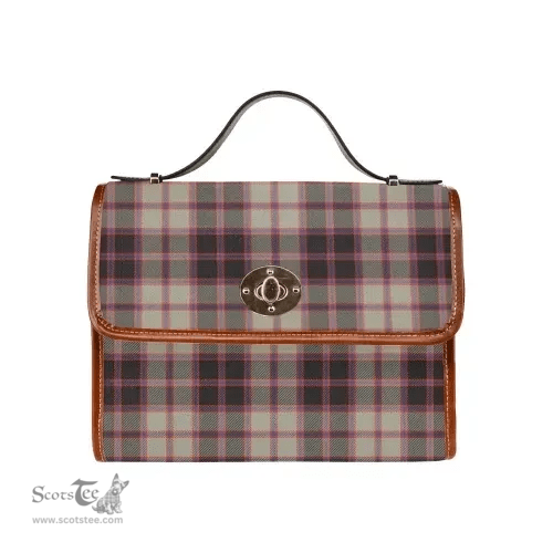 Scottish Canvas Bag MacPherson Hunting Ancient Clan Tartan Waterproof Canvas Bag - Classic Scottish Plaid Tartan Plaid