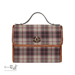 Scottish Canvas Bag MacPherson Hunting Ancient Clan Tartan Waterproof Canvas Bag - Classic Scottish Plaid Tartan Plaid