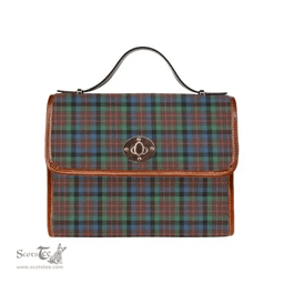 Scottish Canvas Bag MacDuff Hunting Ancient Clan Tartan Waterproof Canvas Bag - Classic Scottish Plaid Tartan Plaid