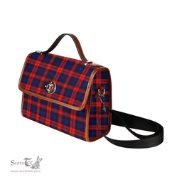 Scottish Canvas Bag MacLachlan Modern Clan Tartan Waterproof Canvas Bag - Classic Scottish Plaid Tartan Plaid