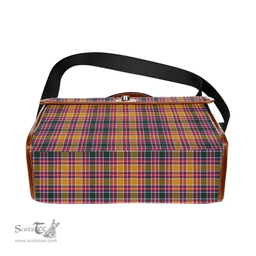 Scottish Canvas Bag Jacobite Clan Tartan Waterproof Canvas Bag - Classic Scottish Plaid Tartan Plaid