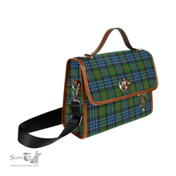 Scottish Canvas Bag Newlands Clan Clan Tartan Waterproof Canvas Bag - Crest Classic Scottish Plaid Tartan Plaid