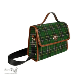 Scottish Canvas Bag MacAlpine Modern Clan Tartan Waterproof Canvas Bag - Classic Scottish Plaid Tartan Plaid