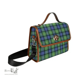 Scottish Canvas Bag Gordon Old Ancient Clan Tartan Waterproof Canvas Bag - Classic Scottish Plaid Tartan Plaid
