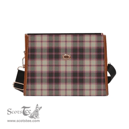 Scottish Canvas Bag MacPherson Hunting Ancient Clan Tartan Waterproof Canvas Bag - Classic Scottish Plaid Tartan Plaid