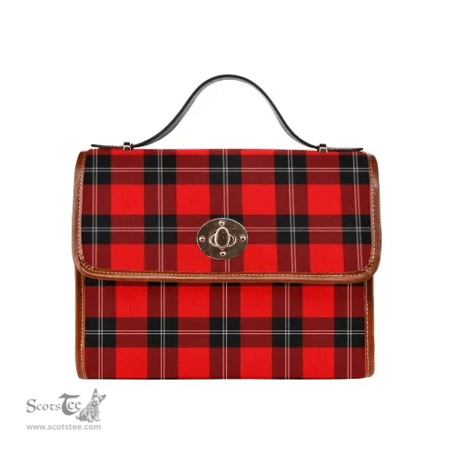 Scottish Canvas Bag Ramsay Modern Clan Tartan Waterproof Canvas Bag - Classic Scottish Plaid Tartan Plaid