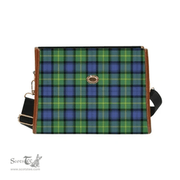 Scottish Canvas Bag Gordon Old Ancient Clan Tartan Waterproof Canvas Bag - Classic Scottish Plaid Tartan Plaid