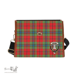 Scottish Canvas Bag MacLean Clan Clan Tartan Waterproof Canvas Bag - Crest Classic Scottish Plaid Tartan Plaid