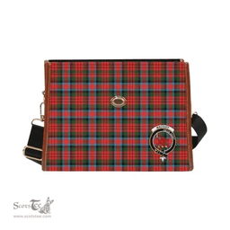 Scottish Canvas Bag MacDuff Clan Clan Tartan Waterproof Canvas Bag - Crest Classic Scottish Plaid Tartan Plaid