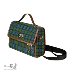 Scottish Canvas Bag Newlands Clan Clan Tartan Waterproof Canvas Bag - Crest Classic Scottish Plaid Tartan Plaid