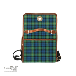 Scottish Canvas Bag Gordon Ancient Clan Tartan Waterproof Canvas Bag - Classic Scottish Plaid Tartan Plaid