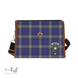 Scottish Canvas Bag Kinnaird Clan Clan Tartan Waterproof Canvas Bag - Crest Classic Scottish Plaid Tartan Plaid