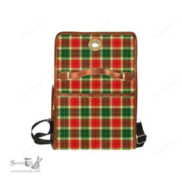 Scottish Canvas Bag Gibson Clan Clan Tartan Waterproof Canvas Bag - Crest Classic Scottish Plaid Tartan Plaid