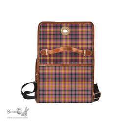 Scottish Canvas Bag Jacobite Clan Tartan Waterproof Canvas Bag - Classic Scottish Plaid Tartan Plaid
