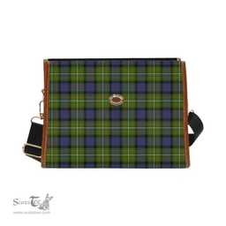 Scottish Canvas Bag Fergusson Modern Clan Tartan Waterproof Canvas Bag - Classic Scottish Plaid Tartan Plaid