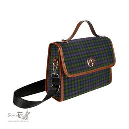Scottish Canvas Bag Murray of Atholl Modern Clan Tartan Waterproof Canvas Bag - Classic Scottish Plaid Tartan Plaid