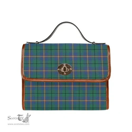 Scottish Canvas Bag Carmichael Ancient Clan Tartan Waterproof Canvas Bag - Classic Scottish Plaid Tartan Plaid