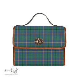 Scottish Canvas Bag Carmichael Ancient Clan Tartan Waterproof Canvas Bag - Classic Scottish Plaid Tartan Plaid