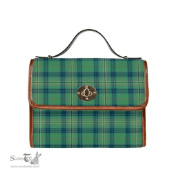 Scottish Canvas Bag Kennedy Ancient Clan Tartan Waterproof Canvas Bag - Classic Scottish Plaid Tartan Plaid